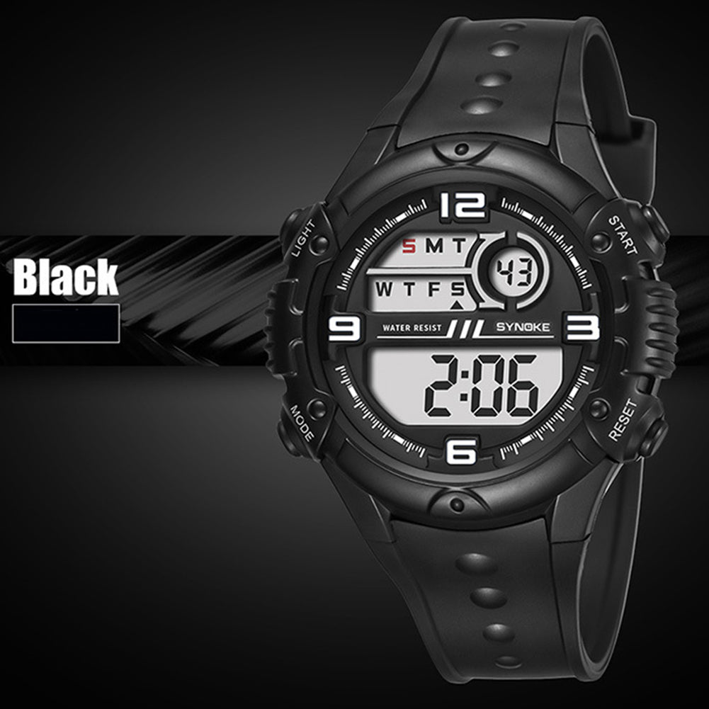 Fashion Men Outdoor Sport Waterproof Alarm Date Stopwatch Digital Wrist Watch