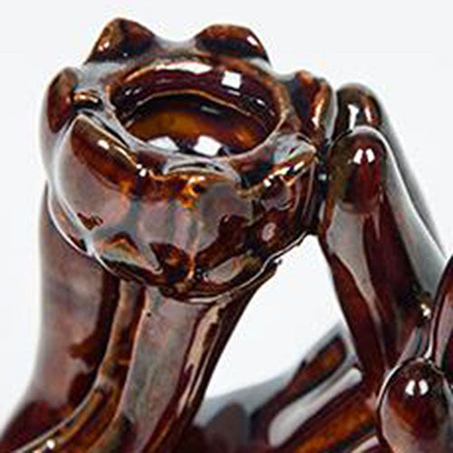 Classic Chinese Style Ceramic Incense Burner Holder Ornament Buddhist Censer