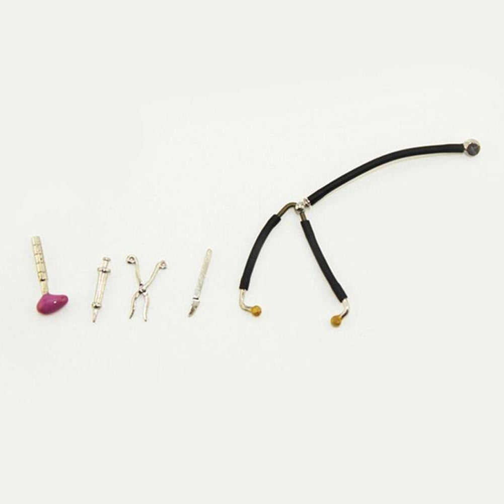 Cute Miniature Alloy Medical Equipment Set Dollhouse Accessories 1:12 Model