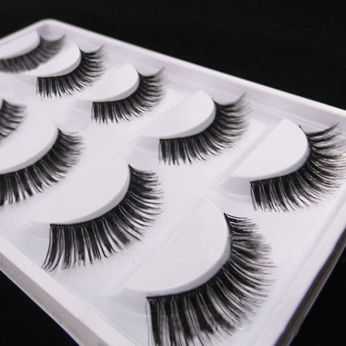 5 Pairs Natural Thick Eye Lash Extension False Eyelashes
