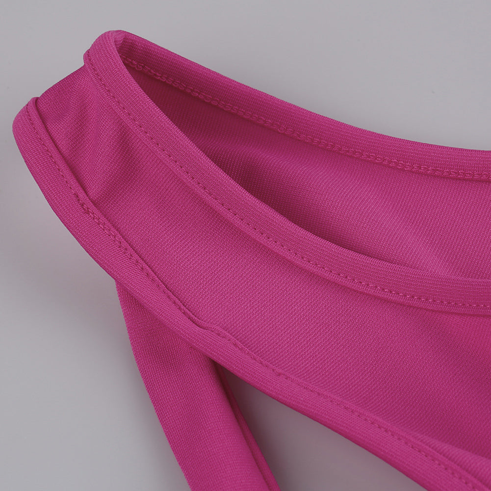 Fashion Lady Summer Sleeveless V-neck Strappy Backless Mini Dress Party Clubwear