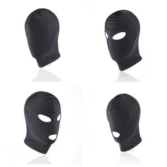 Fetish Harness Head Hood BDSM Slave Game Bondage Restraint Face Mask Sex Toy
