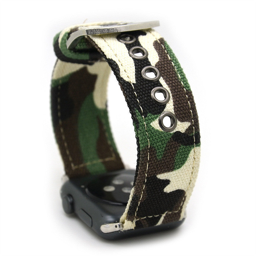 Local store Canvas Watch Band Strap For Apple Watch Series 3/2/1 42MM