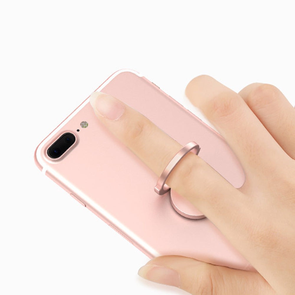 Universal Cute 360° Rotating Alloy Finger Ring Buckle Stand Mobile Phone Holder