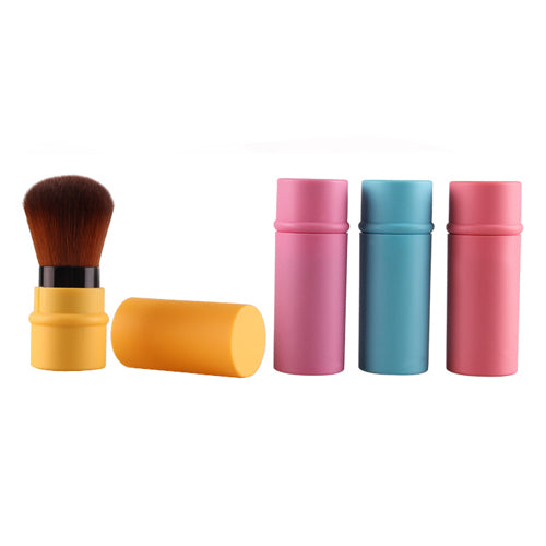 Fashion Retractable Blush Blusher Foundation Face Powder Cosmetic Makeup Brush