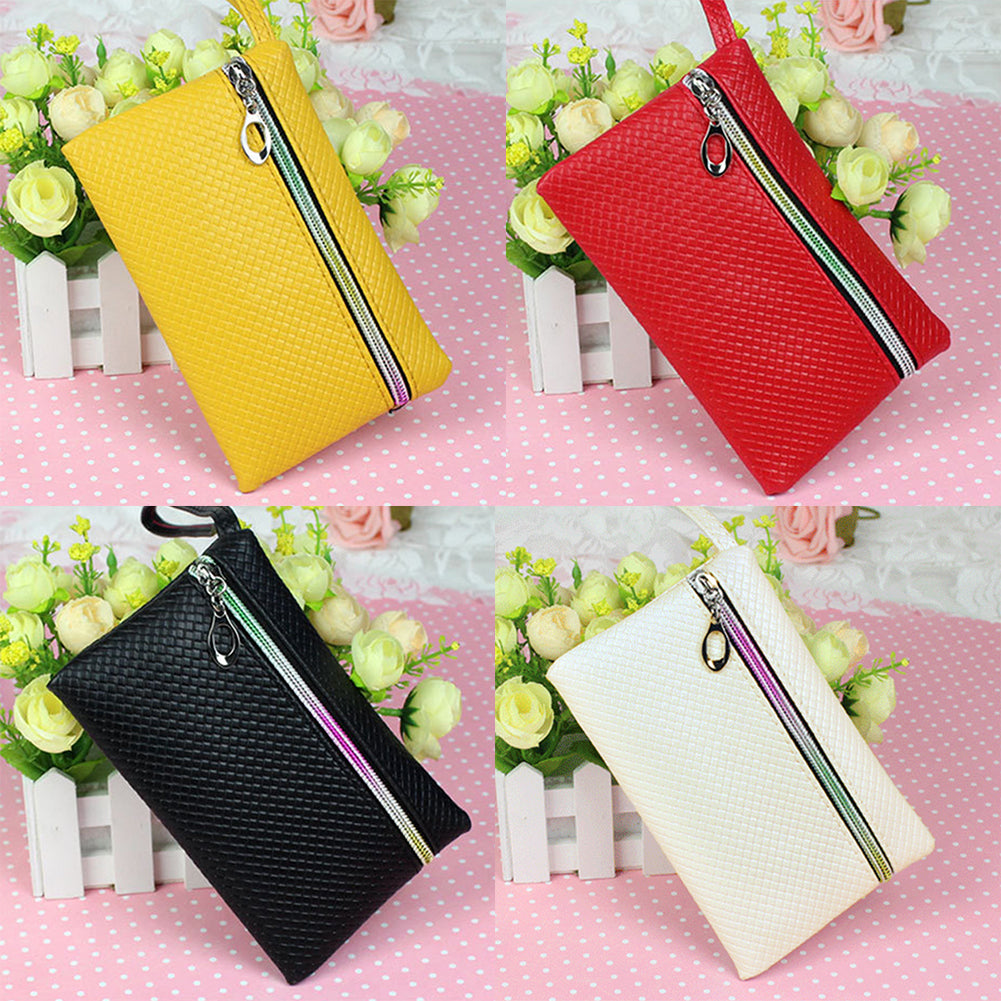 Women's Faux Leather Wallet Purse Long Handbag Phone Bag Card Holder Gift