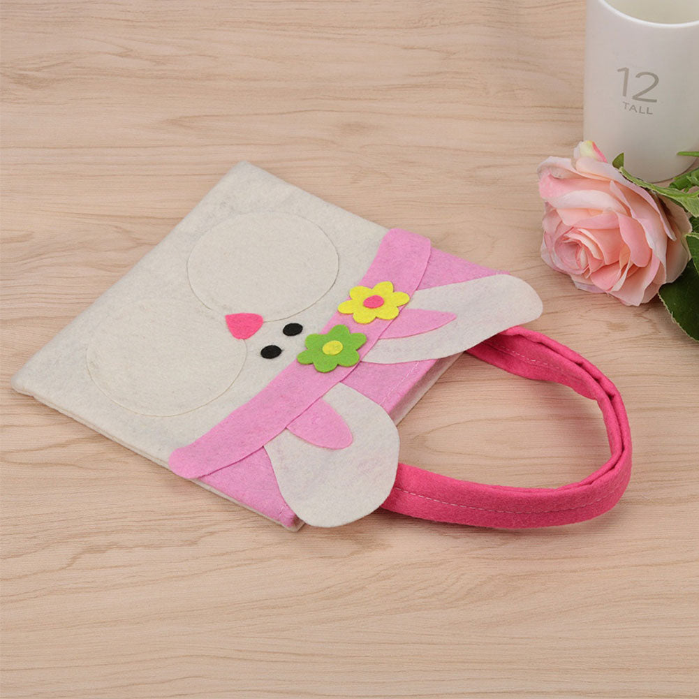 Lovely Easter Bunny Rabbit Gift Candy Present Pakage Cloth Bag Holiday Packing