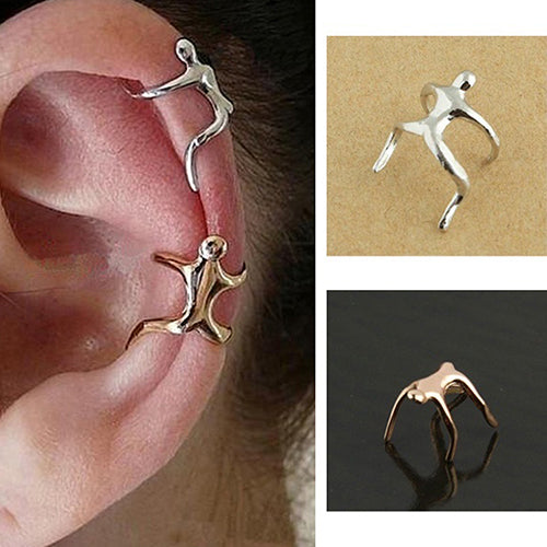 1Pc Women Fashion Climber Punk Ear Clip Rock Earring Cuff No Piercing Jewelry