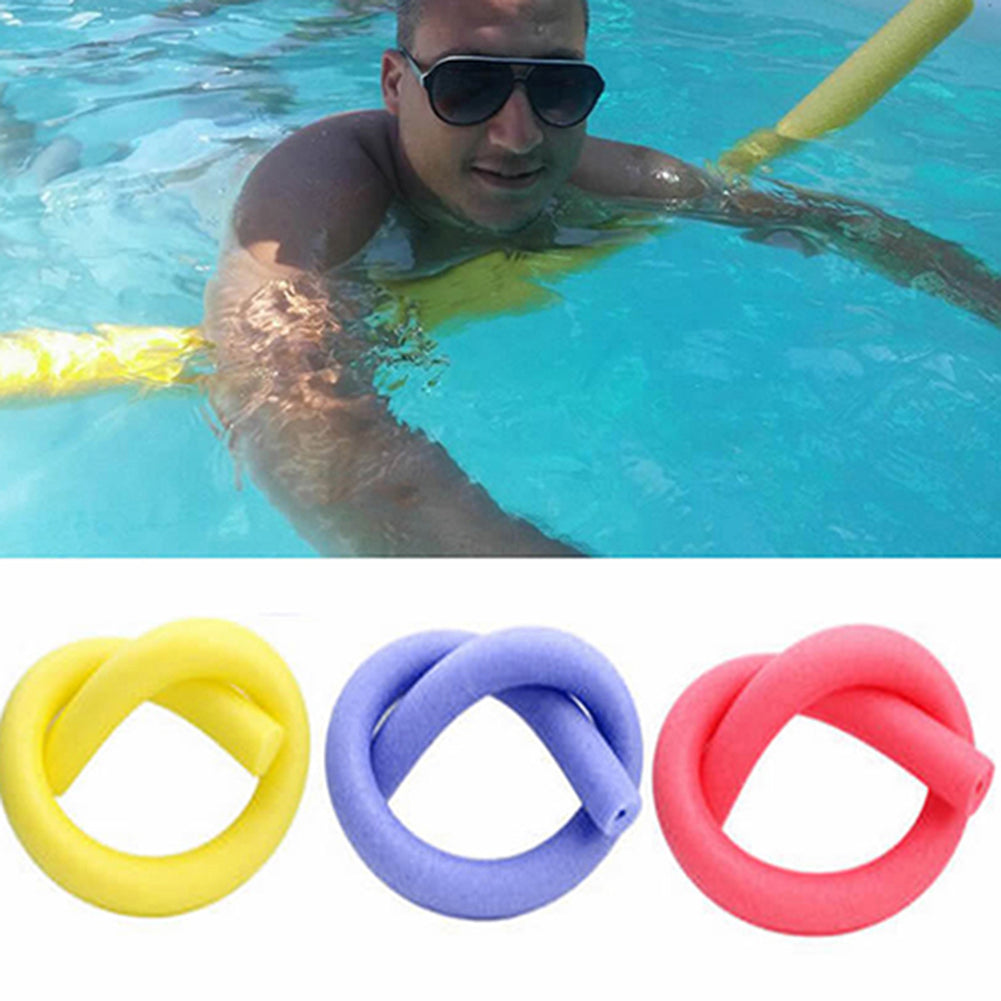 Flexible Fun Swimming Pool Foam Water Hollow Noodle Kids Adult Float Swim Aid