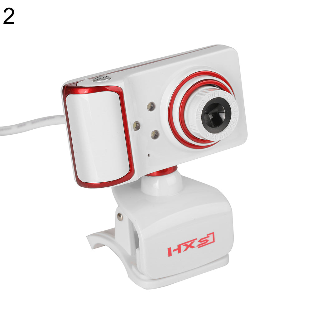 Clip-on HD WebCam Camera with Mic 9 Special Effects for Laptop Desktop Computer
