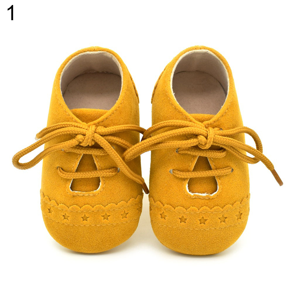 Fashion Toddler Baby Boys Girls Faux Leather Shoes Soft Flats Casual Prewalker