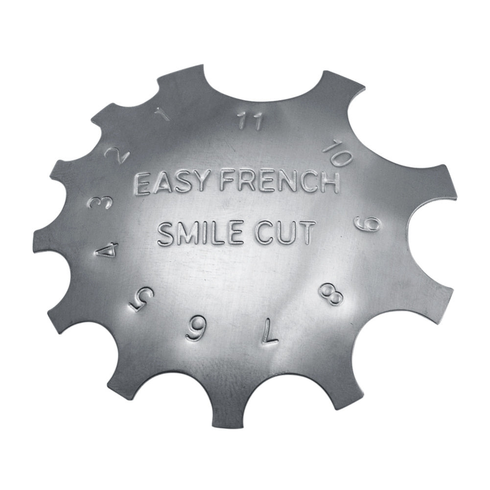 Easy French Nail Smile Line Precise Guide Edge Trimmer Nail Art Stencil Template