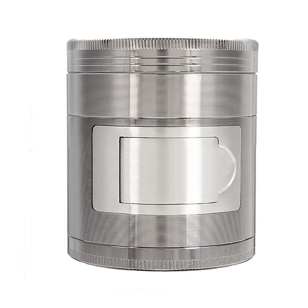 Useful Multi Functional 63mm 4 Layers Zinc Alloy Metal Herb Grinder Crusher