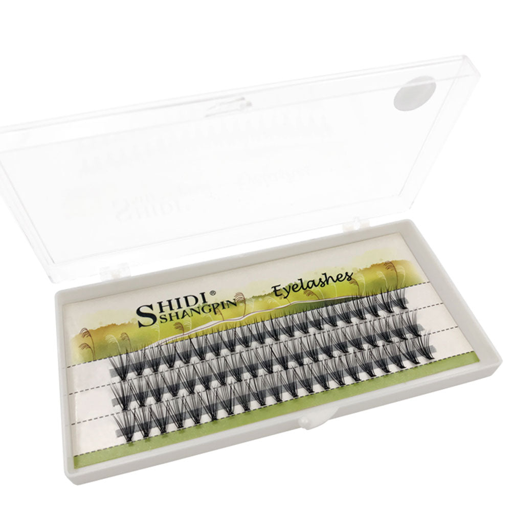 60Pcs/Box Eyelash Extension Handmade False Lashes Cluster Natural Long 8/10/12mm