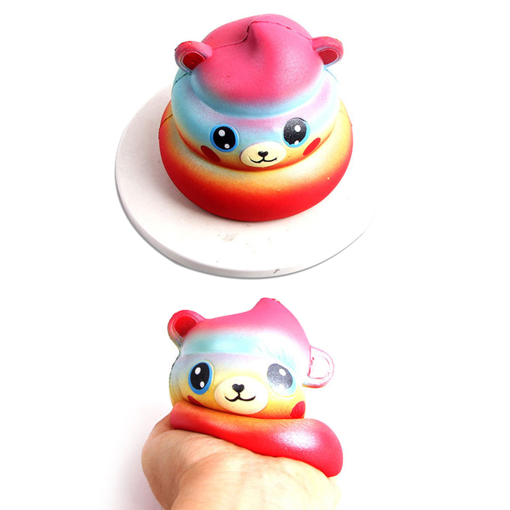 Kids Adults Squishy Slow Rising Soft Cute Poo Bear Squeeze Toys Stress Reliever