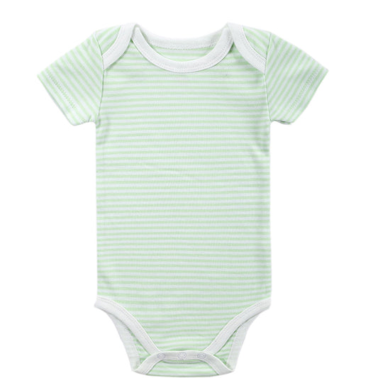 Fashion Infant Baby Boy Girl Short Sleeve Romper Stripe Summer Babysuit Jumpsuit