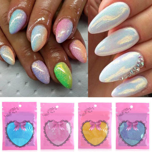 Fashion Nail Art DIY Glitter Powder Dust UV GEL Acrylic Powder Decoration Tips