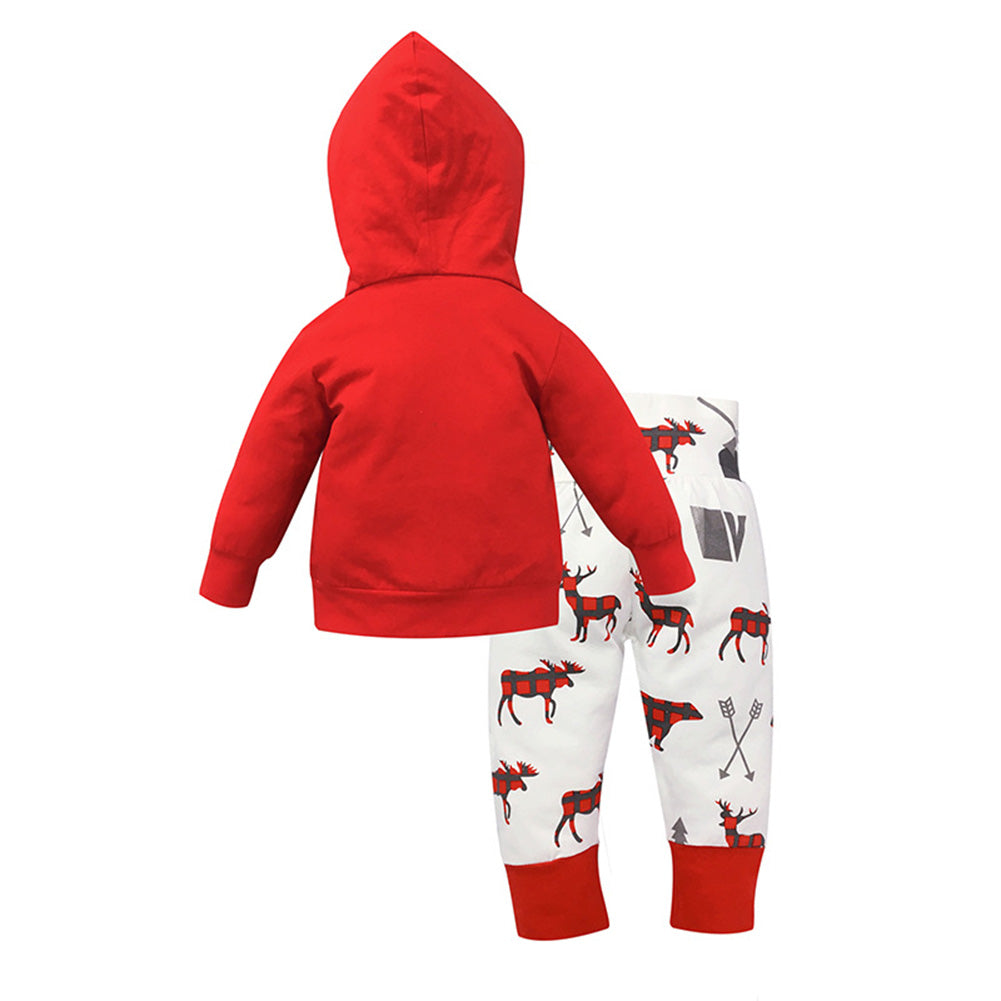 2Pcs Toddler Baby Boys Girls Kids Coat Top + Long Pants Clothes Outfits Set