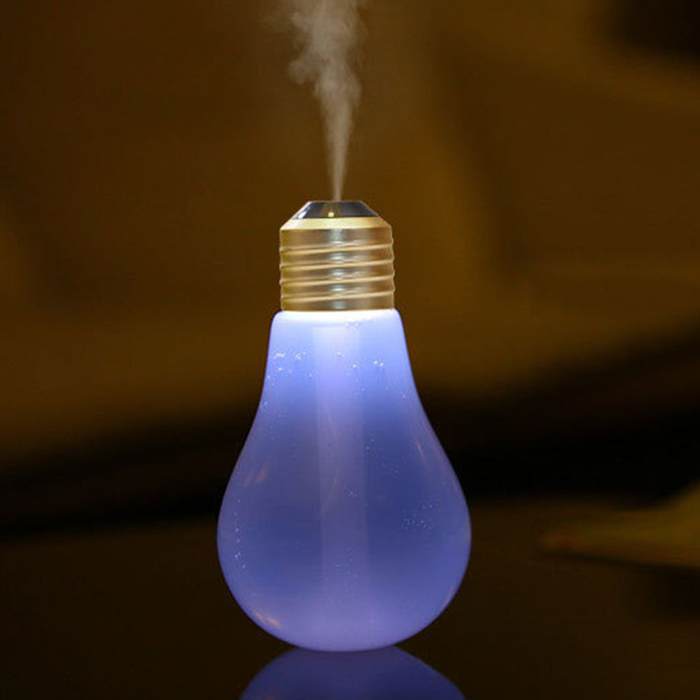 Mini Bulb Air Humidifier Diffuser Essential Oil Ultrasonic Aroma Mist Purifier