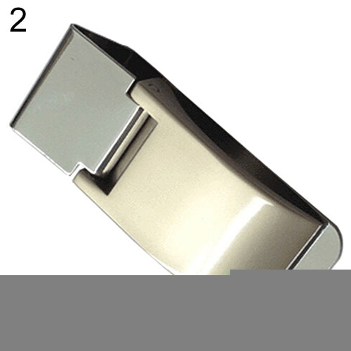 Stainless Steel Spring Money Cash Clip Pocket Slim ID Credit Card Money Holder