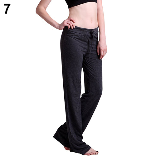 Women's Fashion Modal Comfortable Yoga Gym Sports Square Dance Long Pants