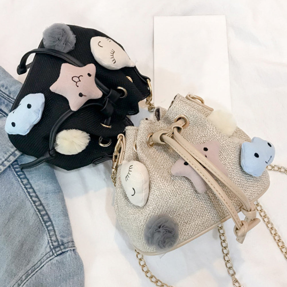 Lovely Pendant Nylon Women Cross Body Shoulder Bag Pouch Shopping Gift