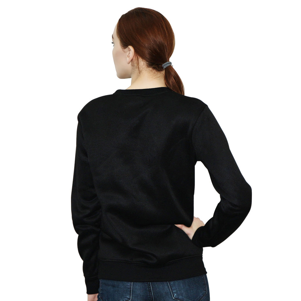 Cupid Pattern Women Men Warm Pullover Crew Neck Long Sleeve Sweatshirt Top