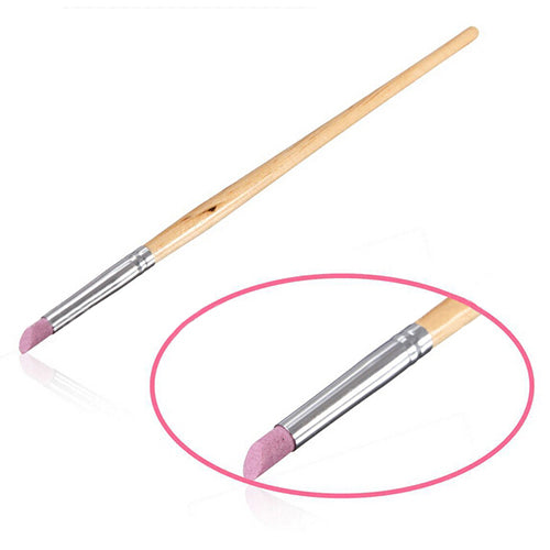 Professional Nail Art Cuticle Removing Quartz Powder Manicure Tool Polishing Pen
