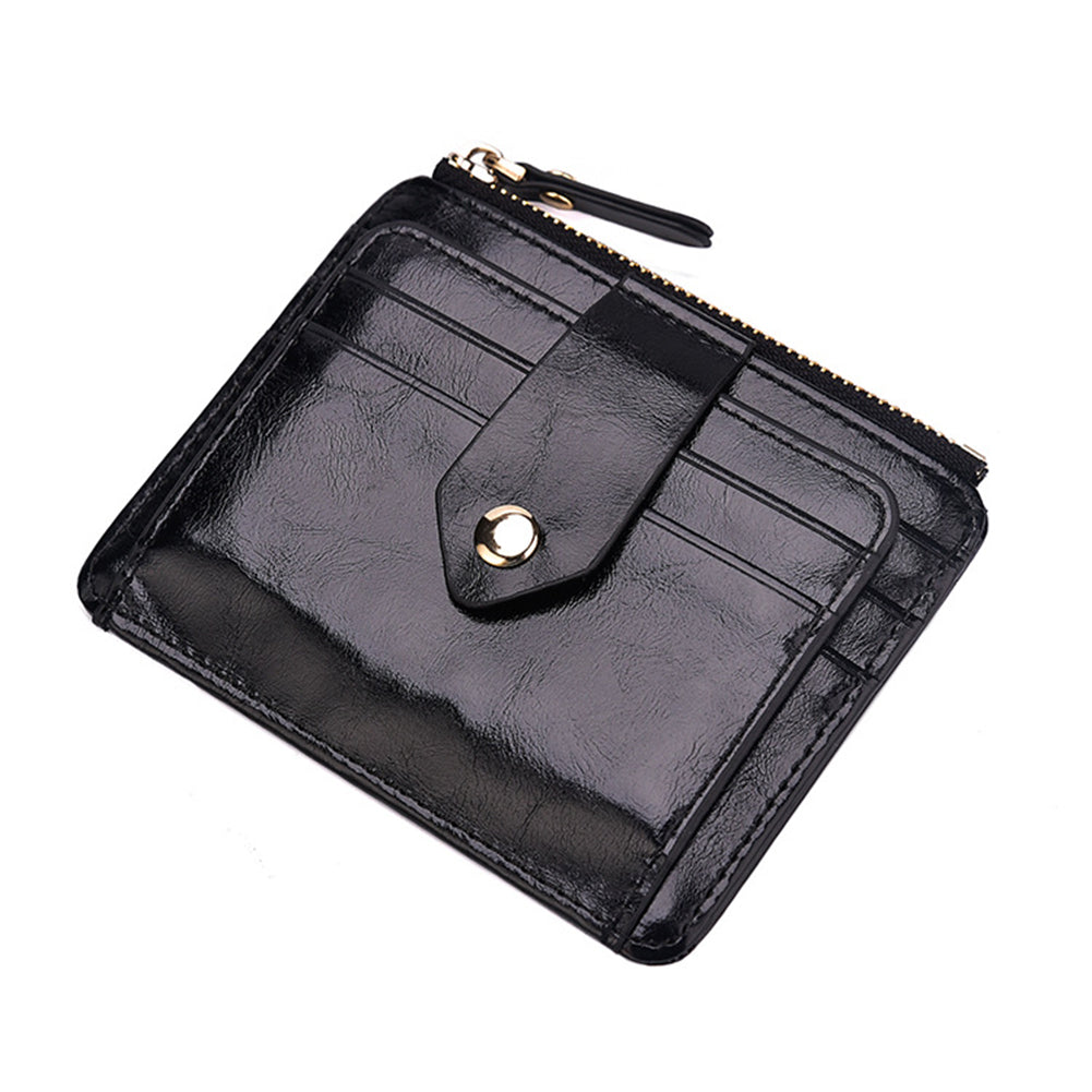 Retro Men Faux Leather Short Wallet Cash Card Organizer Mini Coin Purse Holder