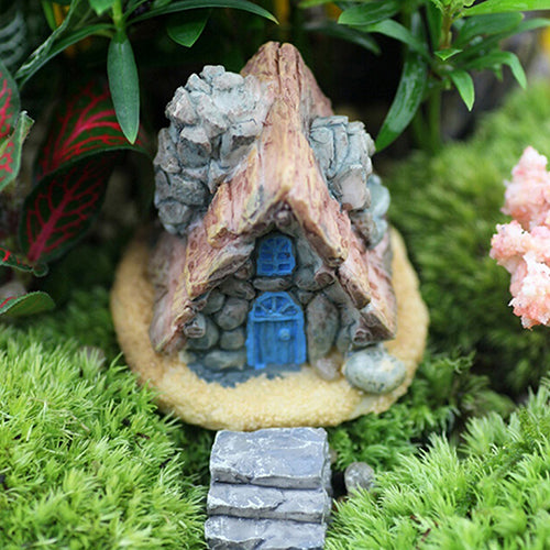 Fairy Garden Miniature Stone House Random Style Craft Micro Landscape Decoration