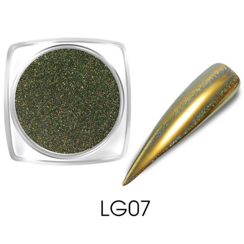 Chameleon Holographic Mirror Effect Nail Art Powder Chrome Pigment Dust Gift