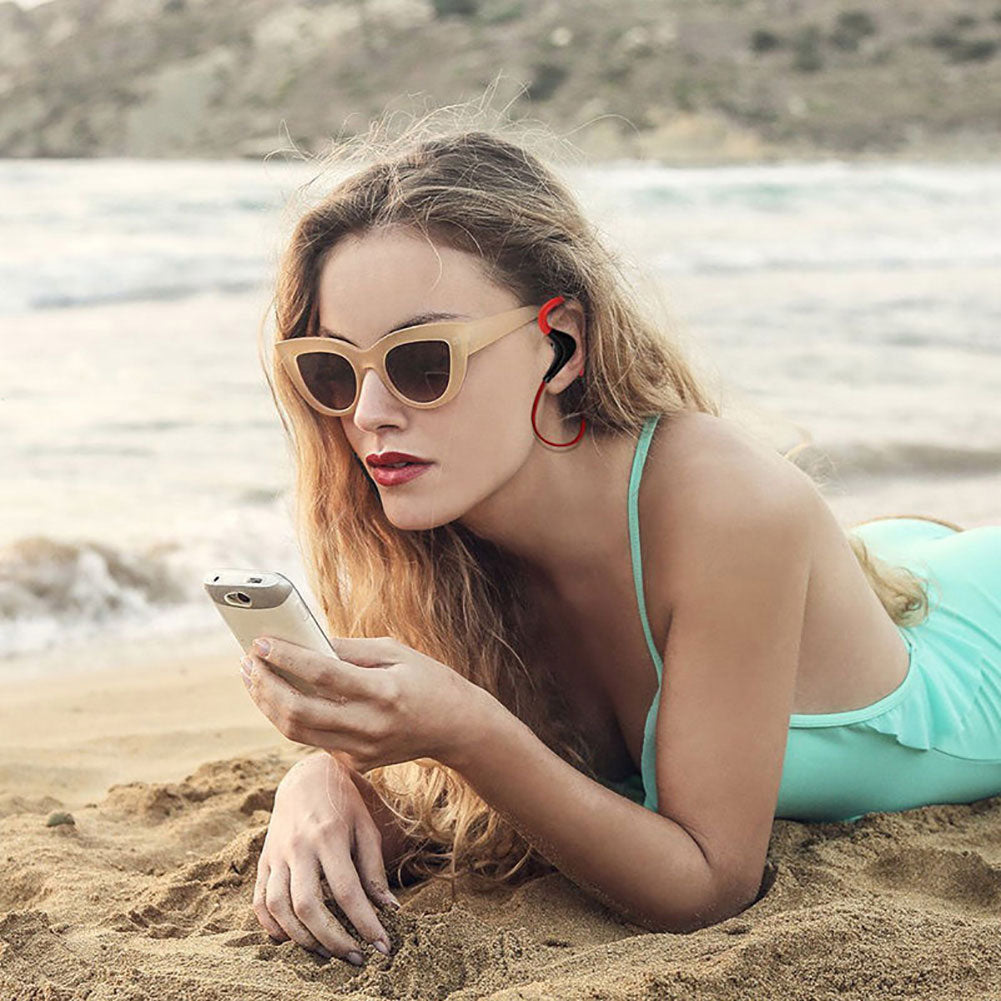 Sport Running Jogging Earphone Earhook Stereo Headphone with Mic for Cell Phone