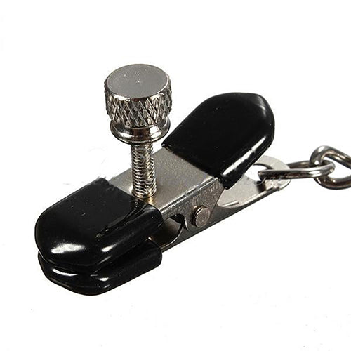 Chained Nipple Clamps Precision Tease Tweezers Metal Adult Game Sex Toy