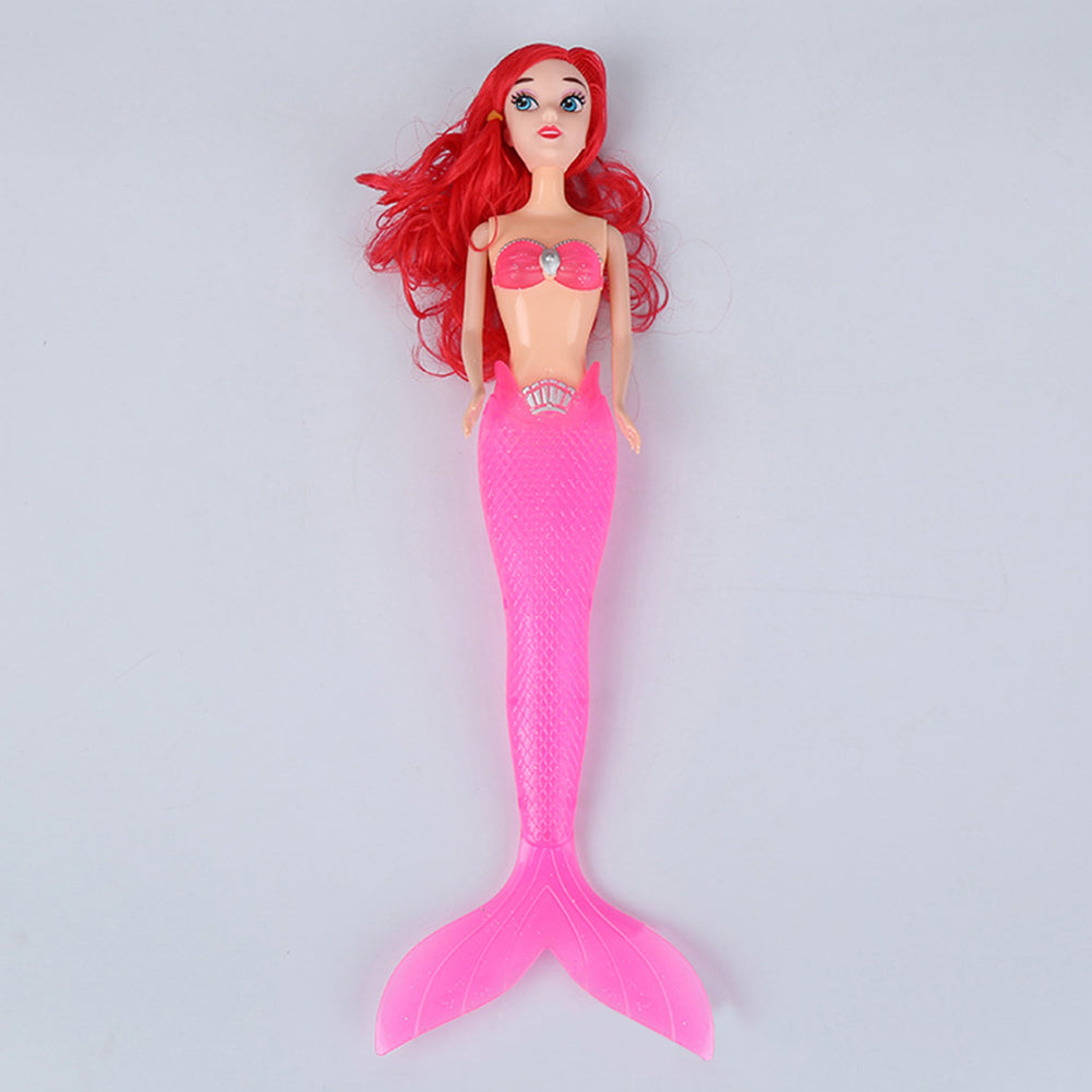 Flash LED Light Swimming Mermaid Princess Educational Doll Kid Girls Toy Gift