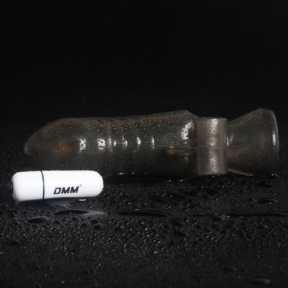 Clear Reusable Penis Electric Extension Shock Delay Ejaculation Male Sex Toy