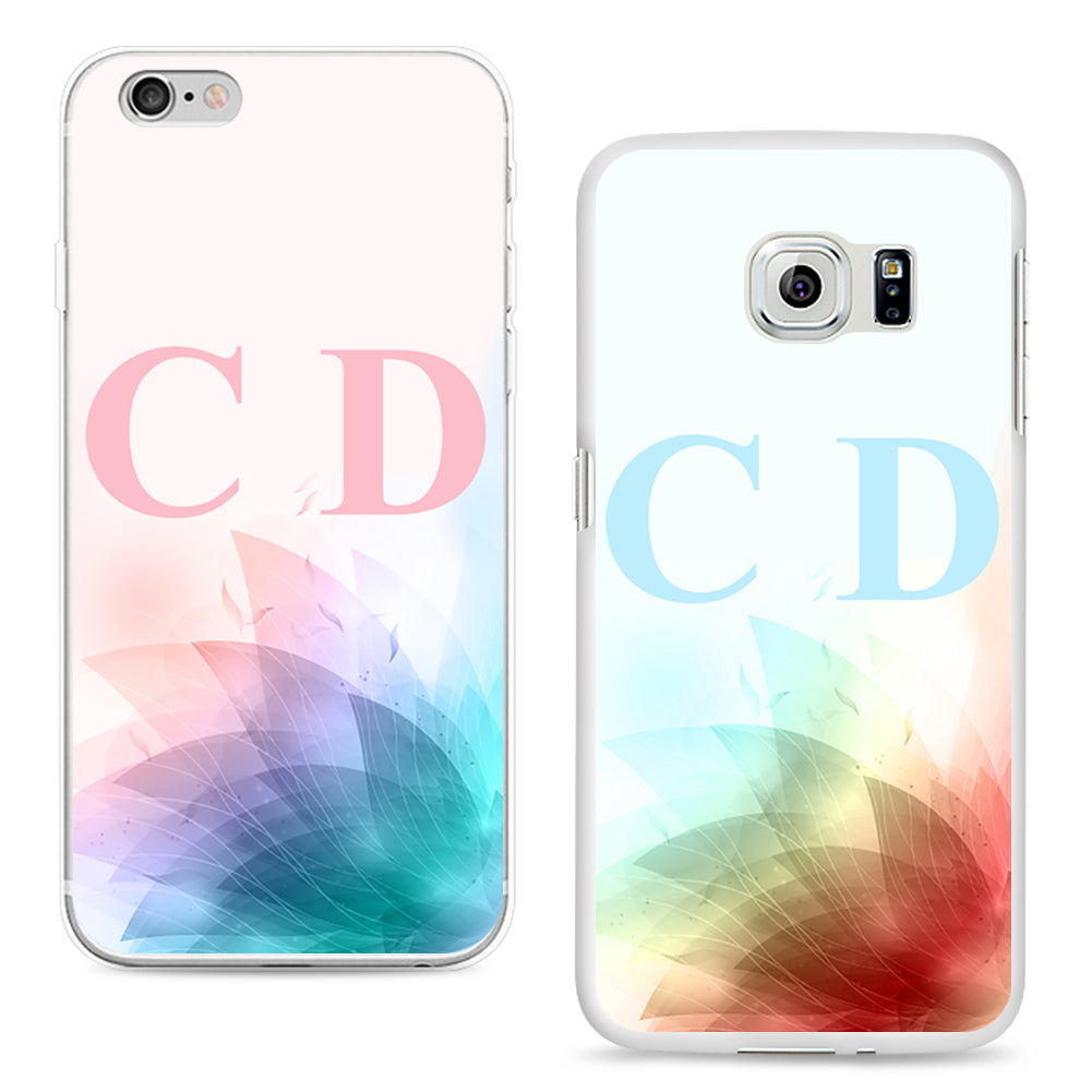 Stylish CD Letter Print Phone Case Cover for iPhone 7 Plus Samsung Galaxy S6 S5
