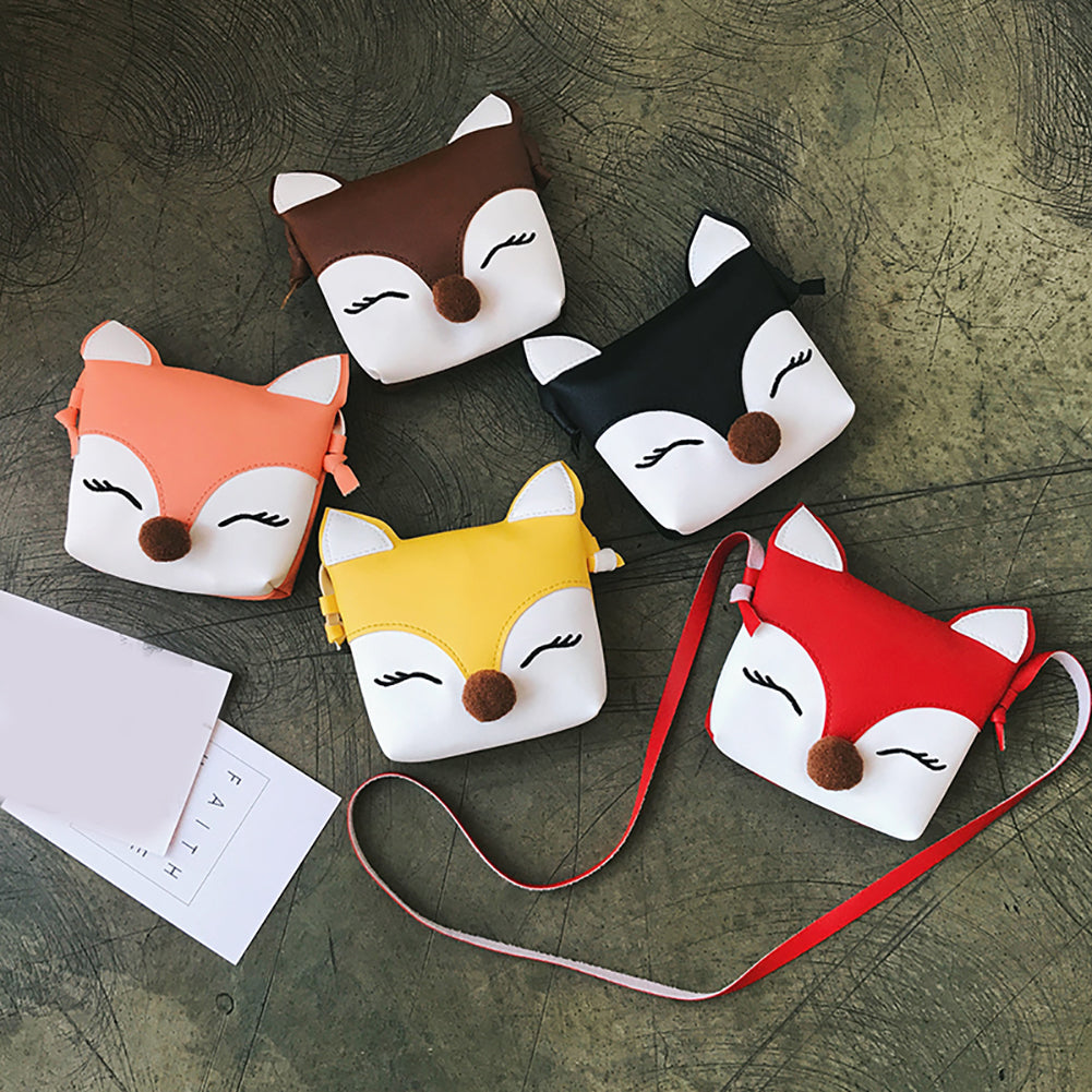 Fashion Fox Single Shoulder Bag Girl Cross Body Mini Party Travel Shopping Gift