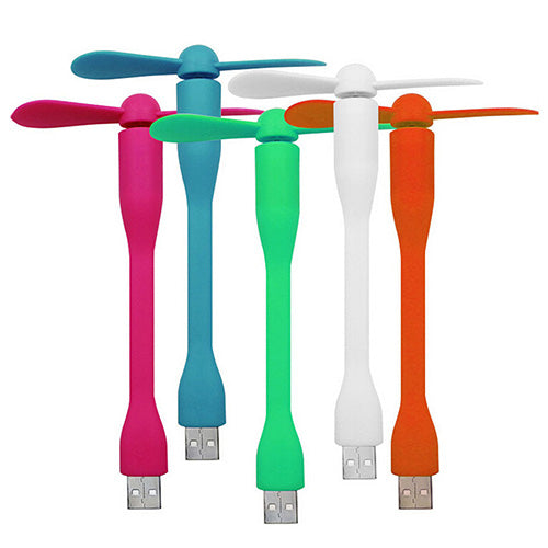 Portable Flexible USB Mini Fan for All Power Supply USB Output PC Notebook