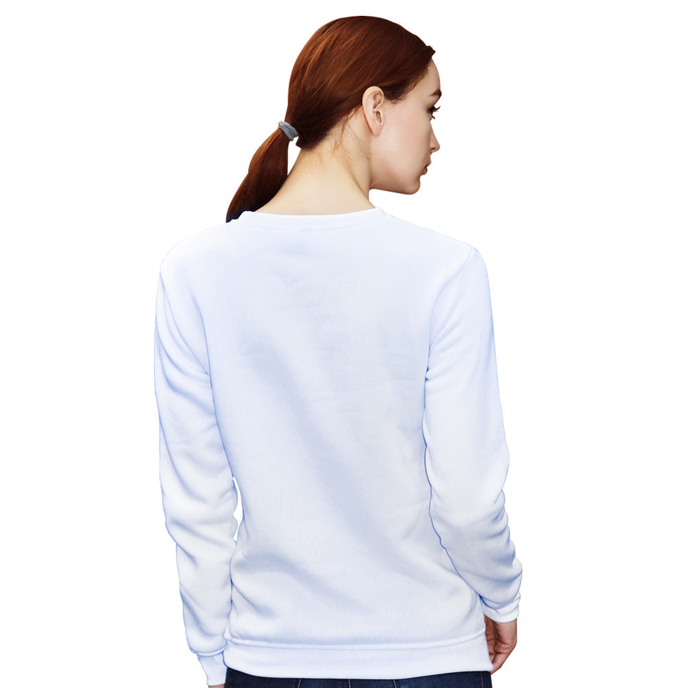 Cupid Pattern Women Men Warm Pullover Crew Neck Long Sleeve Sweatshirt Top