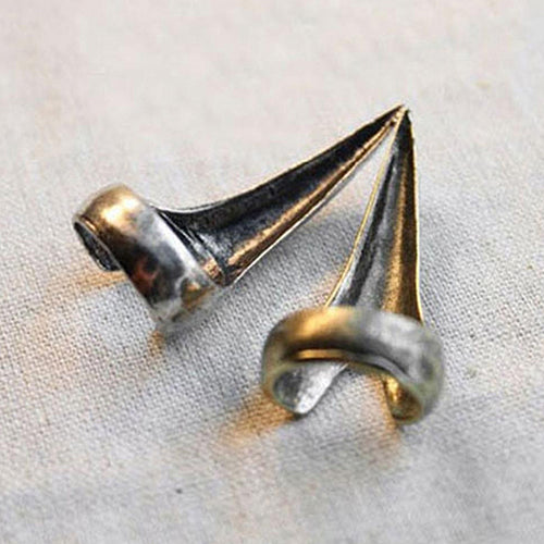 5 Pcs Retro Punk Talon Rings Nail Decor Sharp Alloy Finger Claw Knuckle Ring Set