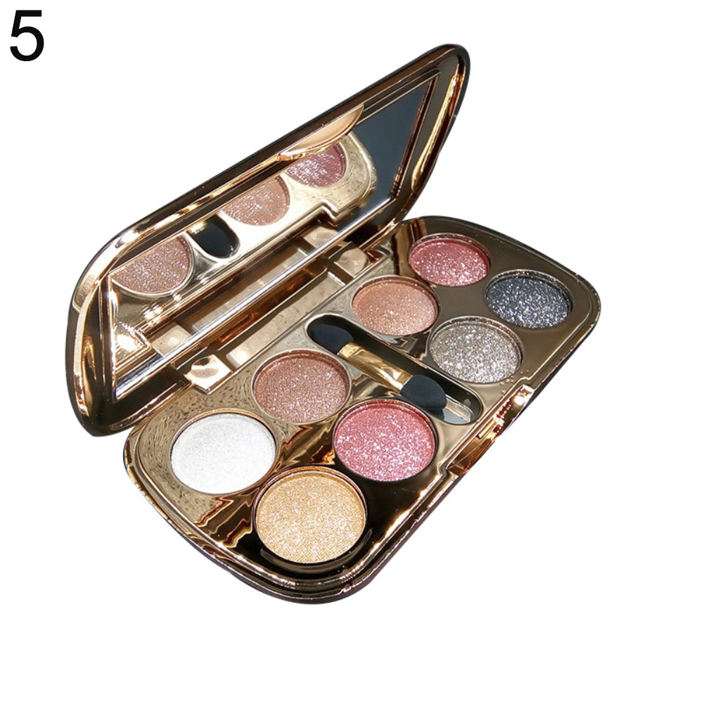 8Color Shimmer Eyeshadow Palette Waterproof Natural Eye Makeup Beauty Cosmetic