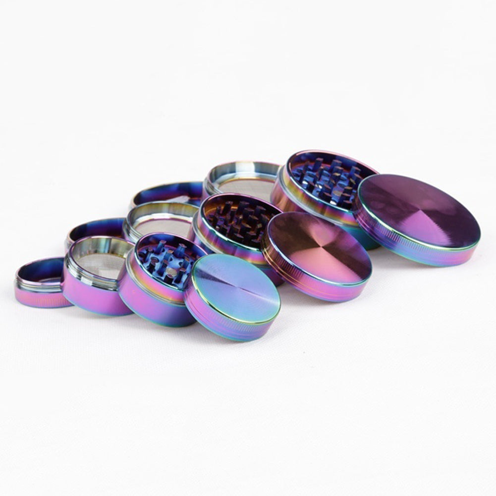 Aluminum Alloy 4 Layers Tobacco Herb Spice Smoke Grinder Crusher Hand Muller