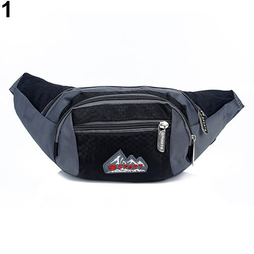 Men's Fashion New Arrival Casual Outdoor Running Sports Zipper Waist Bag Pouch