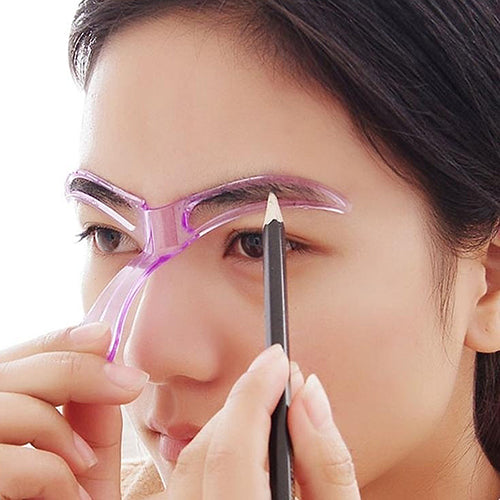 Women's Reusable Eyebrow Stencils Shaping Grooming Eye Brow Make Up Template