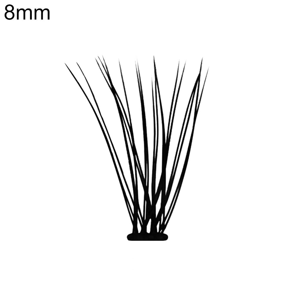 60Pcs/Box Eyelash Extension Handmade False Lashes Cluster Natural Long 8/10/12mm