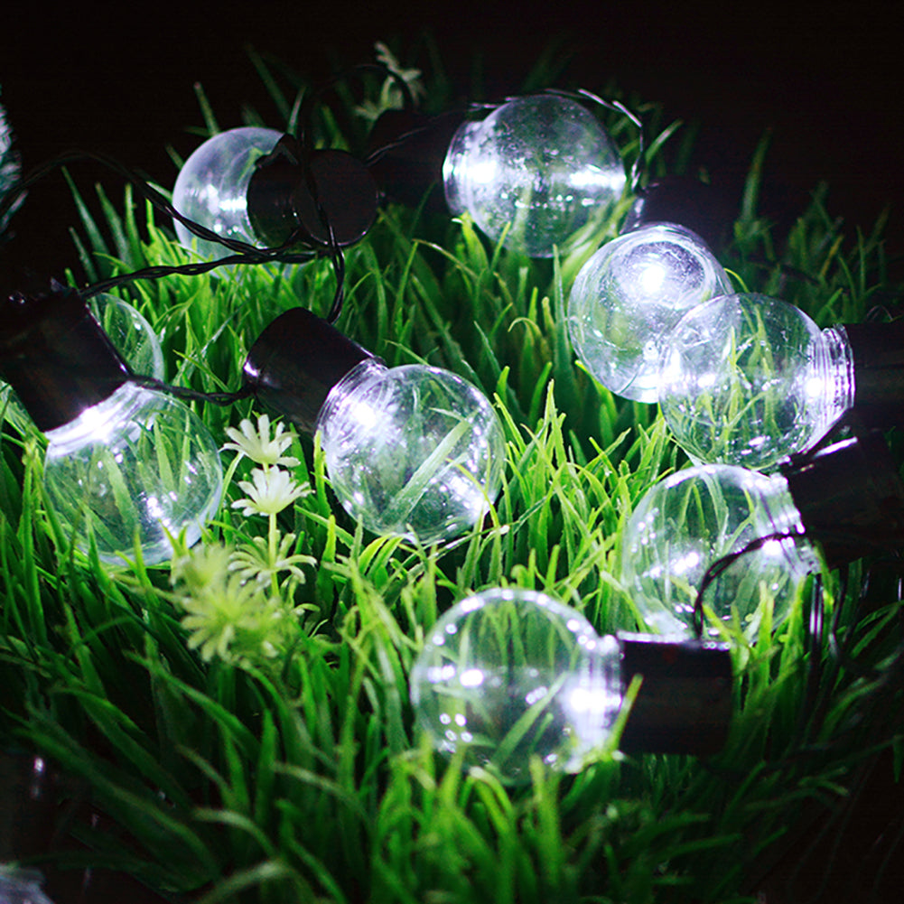 Solar 10-LED Bulb Outdoor Yard Lawn Christmas Decorative Fairy String Light