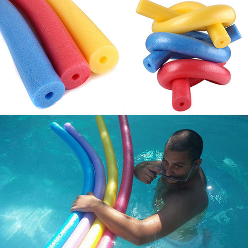 Flexible Fun Swimming Pool Foam Water Hollow Noodle Kids Adult Float Swim Aid
