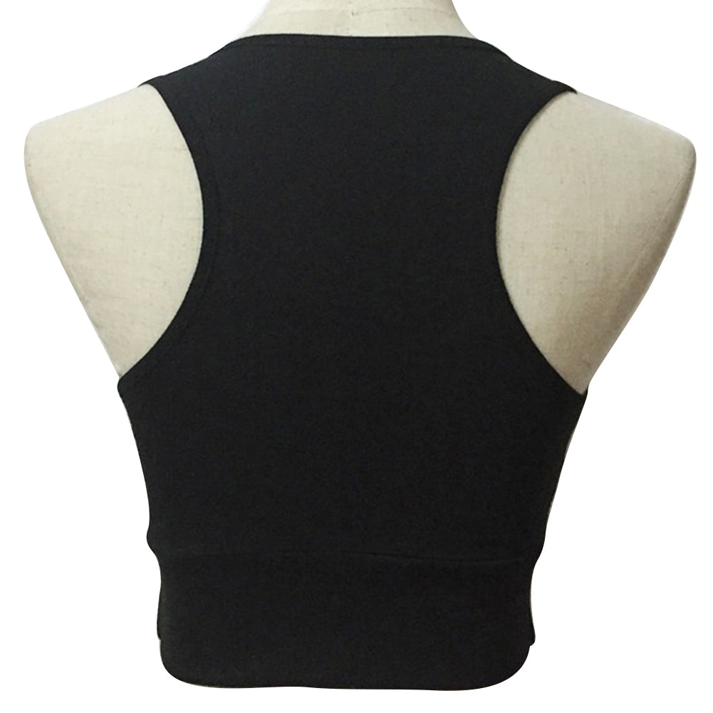 Fashion Summer Women Casual Tank Top Sleeveless See Through Sexy Crop Top