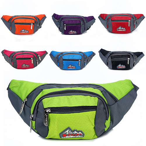 Men's Fashion New Arrival Casual Outdoor Running Sports Zipper Waist Bag Pouch