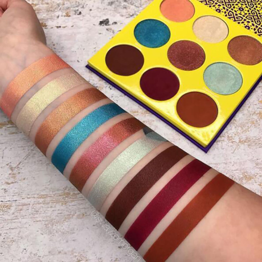 6 12 16 Colors Glitter Matte Effect Powder Eyeshadow Palette Eye Cosmetic Makeup